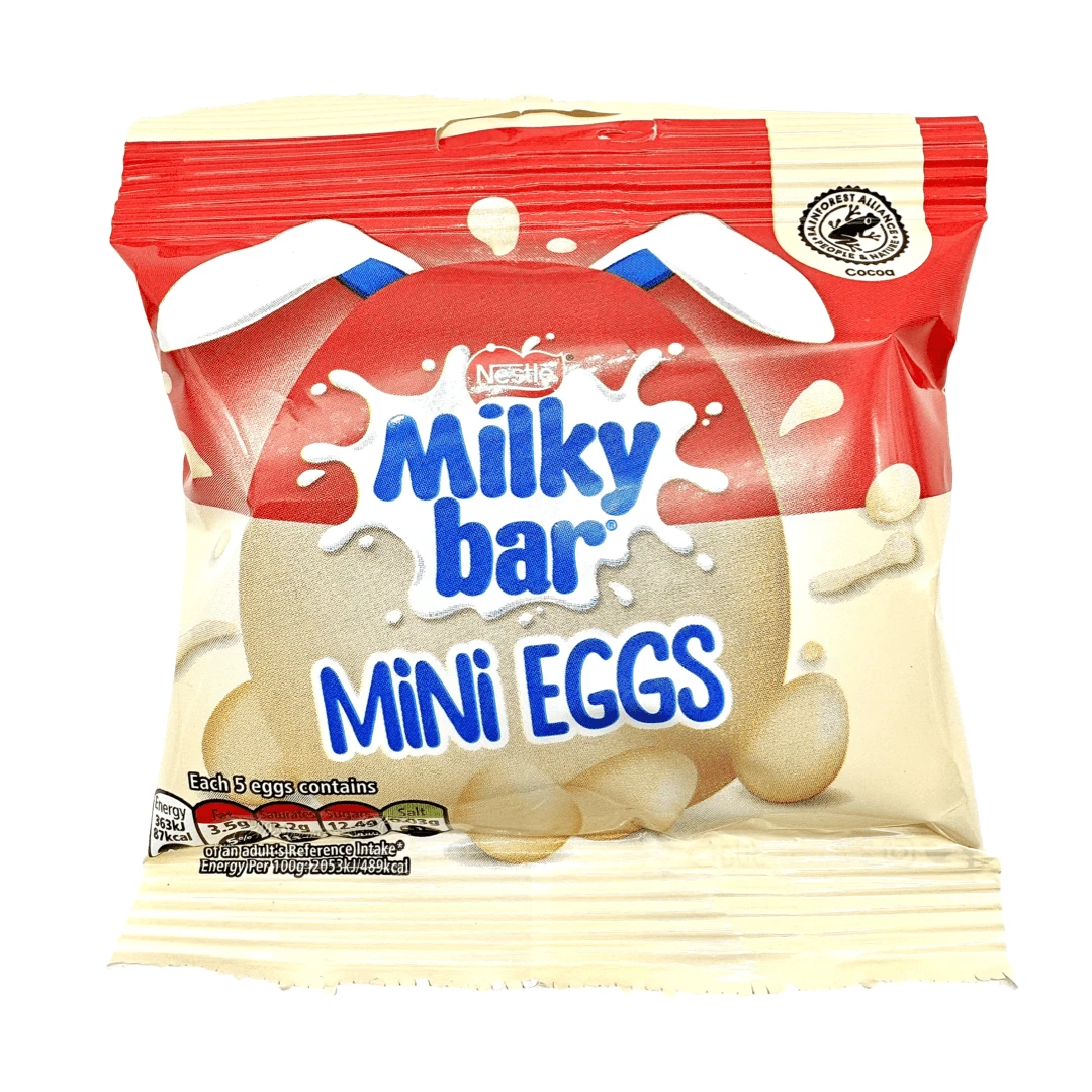 Nestlé® Milkybar Mini Eggs - UK (BB 11/ 2024)(Milkybar Mini Eggs Uk) 3 Nestlé® Milkybar Mini Eggs - UK (BB 11/ 2024)(Milkybar Mini Eggs Uk)