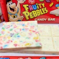 Fruity Pebbles White Chocolate Bar - 2.75oz(Fruitty Pebbles White Chocolate Bar) -Tasty Candy Hub IMG 0135