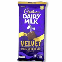 Cadbury Dairy Velvet Milk Chocolate (Australia) - 150g(Cadbury Dairy Velvet Milk Chocolate Australia 150g)