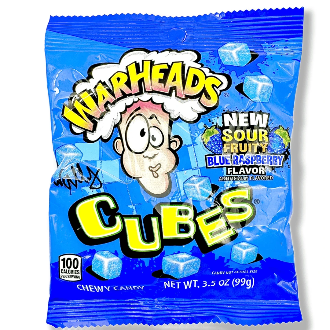 Warheads Cubes Blue Raspberry - 3.5oz(Warheads Cubes Blue Raspberry 3 5oz) 3 Warheads Cubes Blue Raspberry - 3.5oz(Warheads Cubes Blue Raspberry 3 5oz)