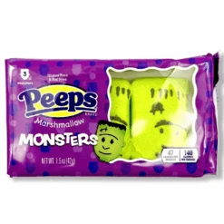 Just Born Halloween Peeps Marshmallow Monsters - 1.5oz(Just Born Halloween Peeps Marshmallow Pumpkins 1 5oz Copy)