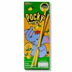 Glico Pocky Mango Flavour Biscuit Sticks (Thailand) - 25g(Glico Pocky Mango Flavour Biscuit Sticks Thailand 25g)