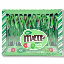 M&M's Mint Chocolate Candy Canes - 5.3oz(M Ms Mint Chocolate Candy Canes 5 3oz)