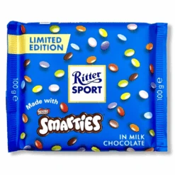 Ritter Sport Smarties In Milk Chocolate (Limited Edition) - 100g(Ritter Sport Smarties In Milk Chocolate Limited Edition 100g)