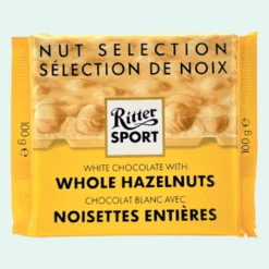 Ritter Sport White Chocolate With Whole Hazelnuts(Ritter Sport White Chocolate With Whole Hazelnuts)