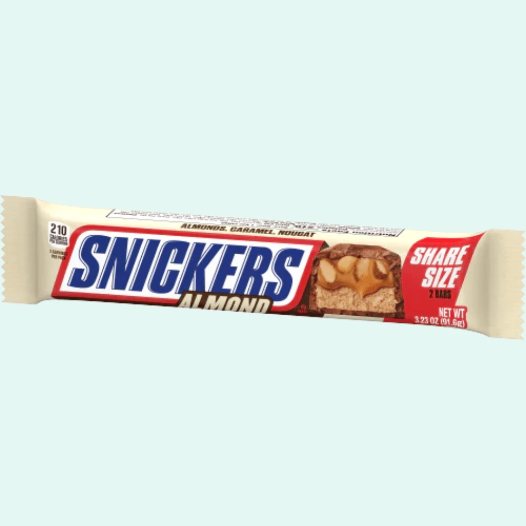 Mars Snickers Almond Share Size - 2 Bars(Copy Of Snickers Almond) 3 Mars Snickers Almond Share Size - 2 Bars(Copy Of Snickers Almond)